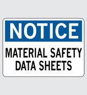 .040 Aluminum Sign with Notice Message #N345
