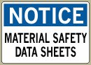 .040 Aluminum Sign with Notice Message #N345