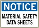 .080 Aluminum Sign with Notice Message #N345
