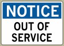 Out Of Service - Notice Message #N534