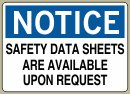 .040 Aluminum Sign with Notice Message #N642