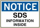 .080 Aluminum Sign with Notice Message #N750