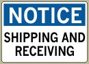 5&amp;QUOT; x 7&amp;QUOT; Shipping And Receiving - Notice Message #N778