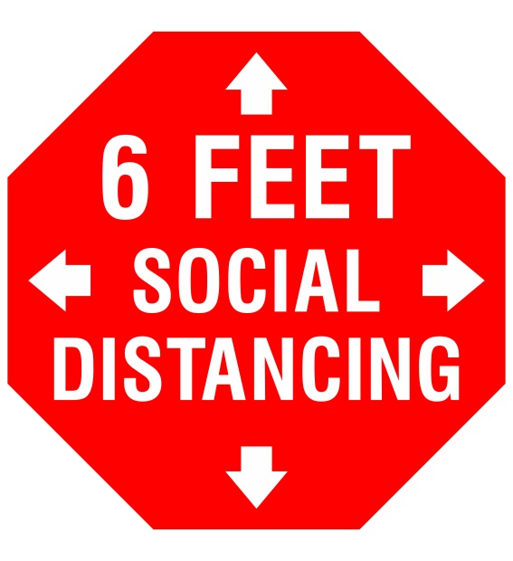 Social Distancing Floor Markers
